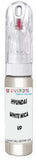 10ml–30ml touch-up kit for Hyundai Centennial chips and scratches, precise colour match to White Mica Vp