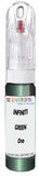 10ml–30ml touch-up kit for Infiniti M45 chips and scratches, precise colour match to Green Metallic D10