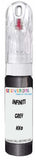 10ml–30ml touch-up kit for Infiniti Q45 chips and scratches, precise colour match to Grey Anthracite Pearl Metallic Kk0