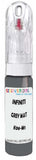 10ml–30ml touch-up kit for Infiniti M45 chips and scratches, precise colour match to Grey Mat K06-M1
