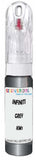 10ml–30ml touch-up kit for Infiniti Q45 chips and scratches, precise colour match to Grey Metallic Km1