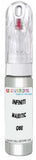 10ml–30ml touch-up kit for Infiniti Qx50 chips and scratches, precise colour match to Majestic White Pearl Qbe