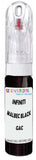 10ml–30ml touch-up kit for Infiniti Qx70 chips and scratches, precise colour match to Malbec Black Metallic Gac