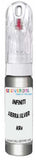 10ml–30ml touch-up kit for Infiniti Qx4 chips and scratches, precise colour match to Sierra Silver Metallic Kr4