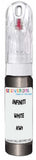 10ml–30ml touch-up kit for Infiniti Qx4 chips and scratches, precise colour match to White Kw1