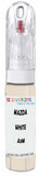 10ml–30ml touch-up kit for Mazda Familia chips and scratches, precise colour match to White A3M