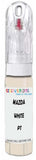 10ml–30ml touch-up kit for Mazda 121 chips and scratches, precise colour match to White Pt