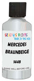 Detail brush applying Silver Metallic to a small door scratch on an Mercedes Actros, clean OEM finish