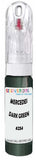 10ml–30ml touch-up kit for Mercedes 190 chips and scratches, precise colour match to Dark Green Metallic 6254