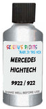 Detail brush applying Silver Metallic to a small door scratch on an Mercedes Aone, clean OEM finish