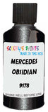 Detail brush applying Black Metallic to a small door scratch on an Mercedes 250 Sl, clean OEM finish