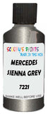 Detail brush applying Grey Metallic to a small door scratch on an Mercedes 250 Sl, clean OEM finish