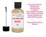 RAL1001 Beige Touch up paint repair, scratches, scuff, chips, damage, fix, window restore, window pvc, upvc