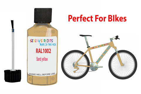 Ral 1002 Sand Yellow Bicycle Frame Acrylic Beige Metal Bike Touch Up Paint