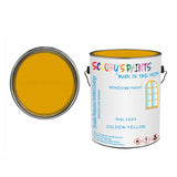 Golden Yellow Ral1004 Window Door Paint Brush Or Spray Pvc Upvc Yellow Tin