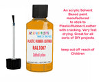 RAL1007 Daffodil yellow Touch up paint repair, scratches, scuff, chips, damage, fix, window restore, window pvc, upvc