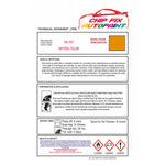 Plastic Paint for PVC Windows and doors RAL1007 Daffodil yellow