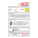 Plastic Paint for PVC Windows and doors RAL1016 Sulfur yellow