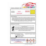 Plastic Paint for PVC Windows and doors RAL1016 Sulfur yellow