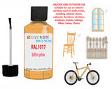 RAL Saffron yellow Touch Up Paint For Metal bicycle Frames, Chip Repair,Customisation paints, Bike Colour Ideas, Orange Cycle Paints