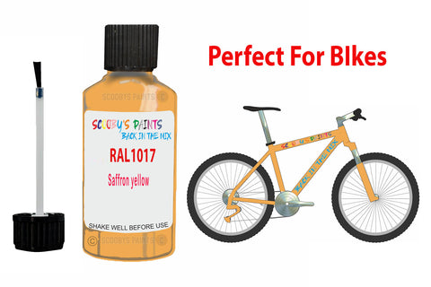 Ral 1017 Saffron Yellow Bicycle Frame Acrylic Orange Metal Bike Touch Up Paint