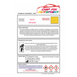 Plastic Paint for PVC Windows and doors RAL1018 Zinc yellow