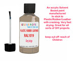 RAL1019 Grey beige Touch up paint repair, scratches, scuff, chips, damage, fix, window restore, window pvc, upvc