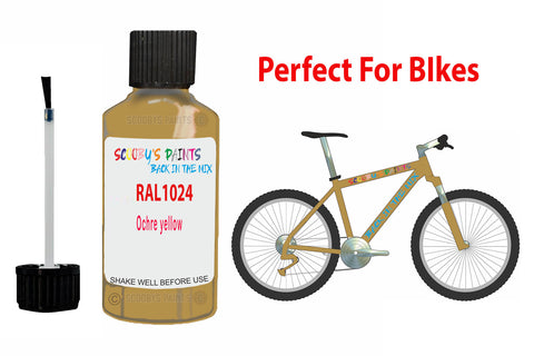 Ral 1024 Ochre Yellow Bicycle Frame Acrylic Gold Metal Bike Touch Up Paint