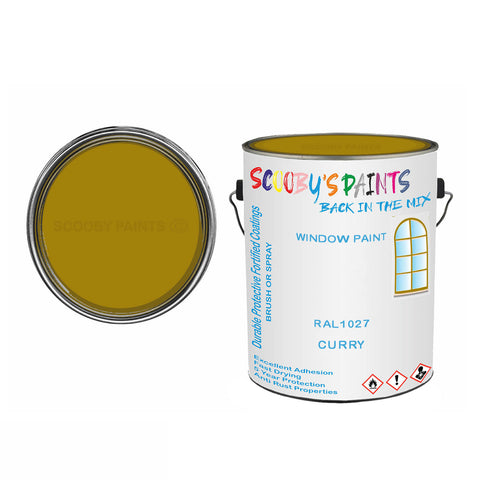 Curry Ral1027 Window Door Paint Brush Or Spray Pvc Upvc Gold Tin