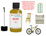 RAL Curry Touch Up Paint For Metal bicycle Frames, Chip Repair,Customisation paints, Bike Colour Ideas, gold Cycle Paints