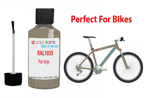 Ral 1035 Pearl Beige Bicycle Frame Acrylic Beige Metal Bike Touch Up Paint