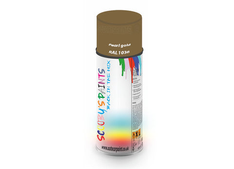 Pearl Gold Ral1036 Window Door Aerosol Spray Paint Pvc And Upvcgold Spray