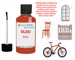 RAL Vermilion Touch Up Paint For Metal bicycle Frames, Chip Repair,Customisation paints, Bike Colour Ideas, ORANGE Cycle Paints