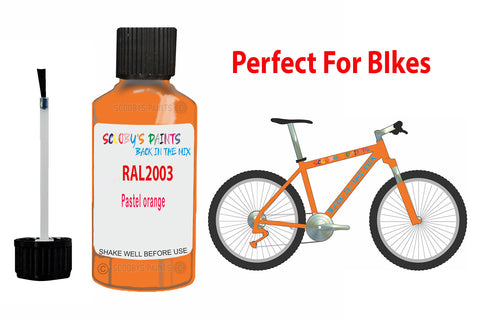 Ral 2003 Pastel Orange Bicycle Frame Acrylic Orange Metal Bike Touch Up Paint