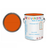 Ral 2009 Traffic Orange For Bicycle Frames Acrylic Orange Metal Bike 250Ml Tin