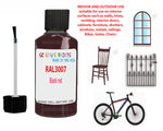 RAL Black red Touch Up Paint For Metal bicycle Frames, Chip Repair,Customisation paints, Bike Colour Ideas, RED Cycle Paints