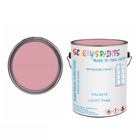 Light Pink Ral3015 Window Door Paint Brush Or Spray Pvc Upvc Pink Tin