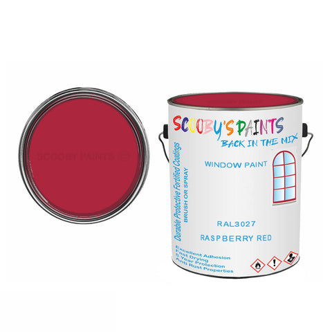 Ral 3027 Raspberry Red For Bicycle Frames Acrylic Red Metal Bike 250Ml Tin