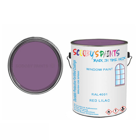 Red Lilac Ral4001 Window Door Paint Brush Or Spray Pvc Upvc Purple-Violet Tin