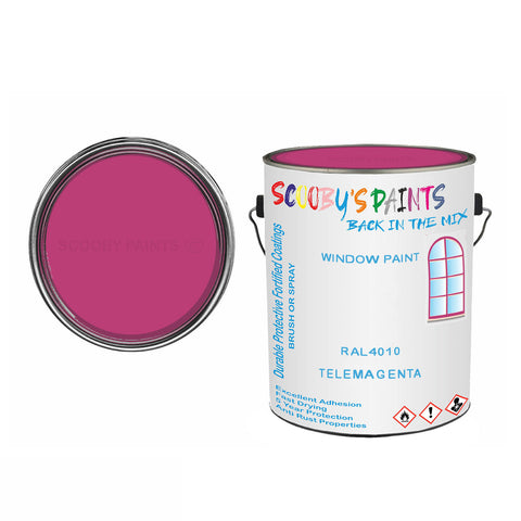 Telemagenta Ral4010 Window Door Paint Brush Or Spray Pvc Upvc Pink Tin