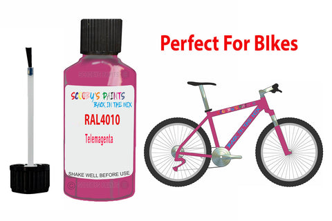 Ral 4010 Telemagenta Bicycle Frame Acrylic Pink Metal Bike Touch Up Paint