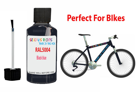 Ral 5004 Black Blue Bicycle Frame Acrylic Black Metal Bike Touch Up Paint