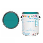 Ral 5018 Turquoise Blue For Bicycle Frames Acrylic Blue Metal Bike 250Ml Tin