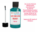 RAL5021 Water blue Touch up paint repair, scratches, scuff, chips, damage, fix, window restore, window pvc, upvc