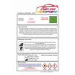 Plastic Paint for PVC Windows and doors RAL6018 Yellow green