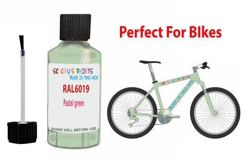 Ral 6019 Pastel Green Bicycle Frame Acrylic Green Metal Bike Touch Up Paint