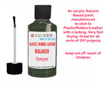 RAL6020 Chrome green Touch up paint repair, scratches, scuff, chips, damage, fix, window restore, window pvc, upvc