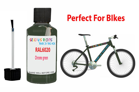 Ral 6020 Chrome Green Bicycle Frame Acrylic Green Metal Bike Touch Up Paint