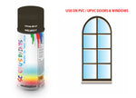 Olive drab RAL6022 Window and door upvc pvc scratch scuff repar in colour GREEN gloss, matt, satin spray for windows and doors