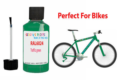 Ral 6024 Traffic Green Bicycle Frame Acrylic Green Metal Bike Touch Up Paint